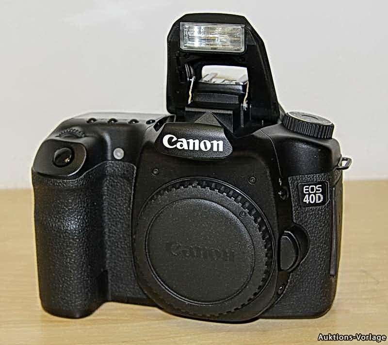 Canon EOS 40D Body 10.1 MP Digitalkamera + Canon EF S 18 55 mm D50