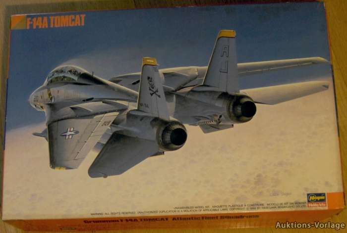 RAR GRUMMAN F 14A TOMCAT ATLANTIC FLEET SQUADRONS HASEGAWA 172