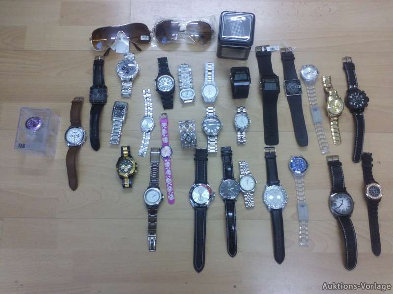 UHREN KONVOLUT,FAB WATCH,ICE STAR,HENLEY,LED,AUTOMATIK UHR