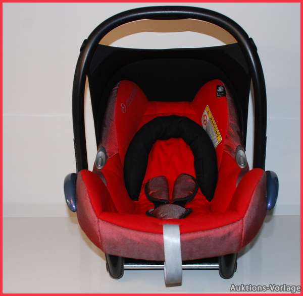 Wunderschöner Maxi Cosi CabrioFix Red Flame Reflection♥für