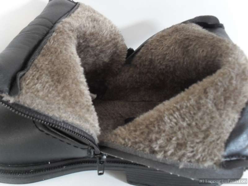 Aus Geschäftsauflösung Warmfutter Business Stiefelette Boots Leder